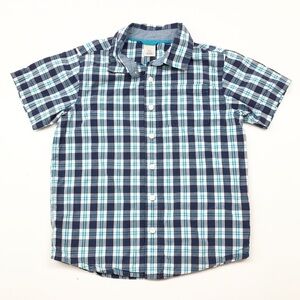 Gymboree plaid buttoned down shirt for boys